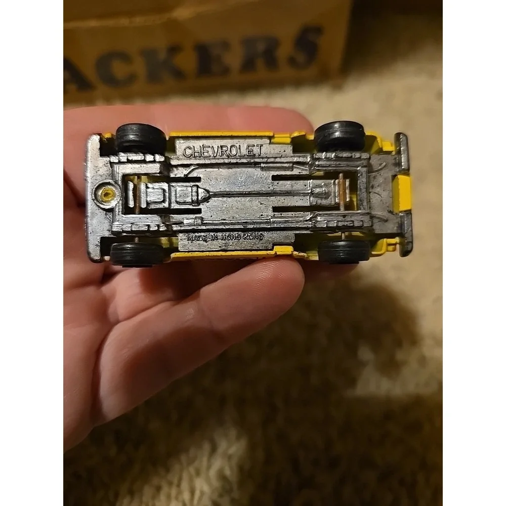 vintage 1:64 scale Chevrolet Stepside Pickup die-cast toy truck.